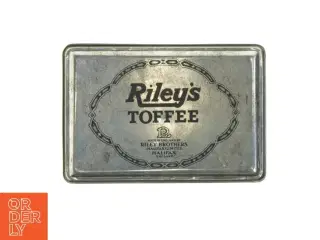 Vintage dekorativ dåse fra Rileys Toffee (str. 17x11 cm)