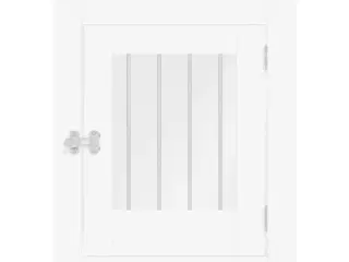 Hundebur 55x80x68 cm konstrueret træ hvid