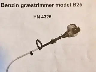 SELEKTA - benzin græstrimmer model B25