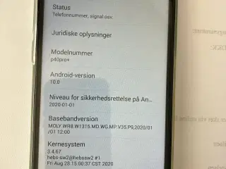 Mobil Huawei P40 pro+