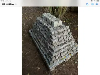 Granit sten 5x5 cm - 1125 stk.
