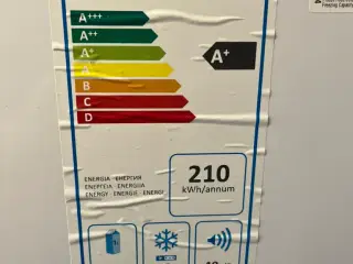 Gram fritstående Køle fryseskab