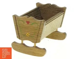 Træ dukkeseng (str. 10 x 7 cm)