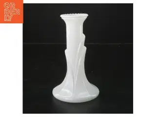 Hvid lysestage (str. 15 cm)
