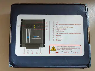 12/24 volt MPPT 100/40 oplader til off grid anlæg