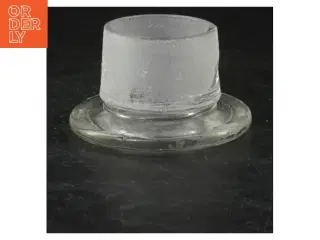 Glasflaske med stjerner og låg (str. 21 cm)