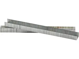 Hæfteklammer, H: 8 mm, B: 10,5 mm, tykkelse 0,7 mm, grå, 1000stk./ 1 pk.