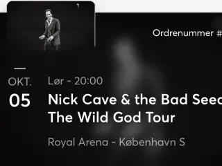 Nick Cave udsolgt koncert