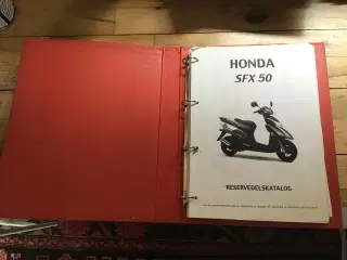 Honda SFX parts katalog