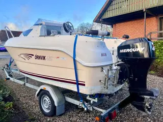 ØRNVIK 460 med 40hk Mercury, trailer og kaleche 