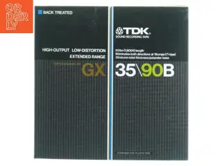 TDK lydbånd GX35-90B med DR lydeffekter for hørespil og teater