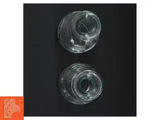 Glasvaser, sæt af 2 (str. H. 16,5 cm)