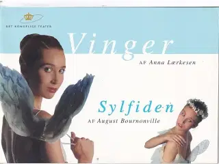 Sylfiden - Ballet 2001 - Det Kongelige Teater - Program A5 - Pæn