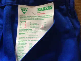 Blå Kansas arbejdsbuks