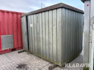 Opbevaringsskur Priess , med ABB el-skab