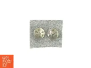 Ægte sølv Clips øreringe (str. Ø: 2,5 cm)