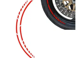 Fælgbånd til MC NEON red