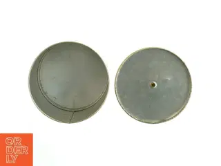 Vintage opbevaringsdåse med låg (str. 16 cm)