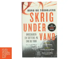 Skrig under vand af Jeanette Øbro Gerlow (Bog)