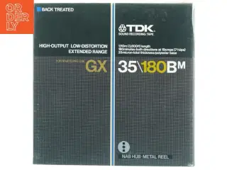 TDK GX-35/180B Lydbånd metal spole m NAB kerne (str. 28 x 28 x 2 cm)