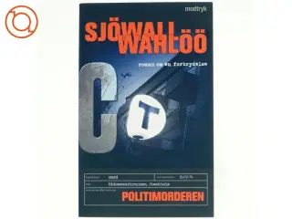 Politimorderen af Maj Sjwall, Per Wahl (Bog)