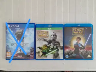 Blue-Ray Star Wars/The Clone Wars 