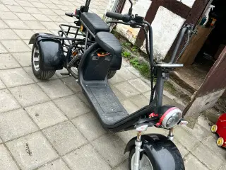 Trehjulet el scooter evt. bytte