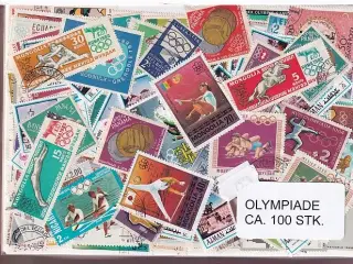 Olympiade på Frimærker. St/ust. 100 stk.