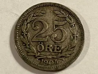 25 øre 1904 Sverige