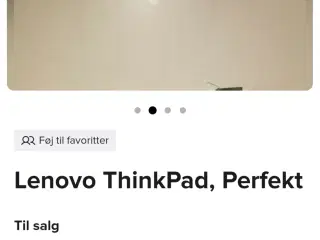 Lenovo Thinkpad - Orginal Dok.