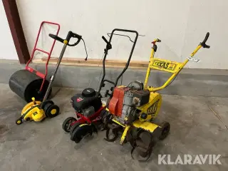 Lot - Fræser, kantklippere og havetromle