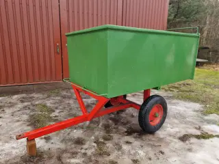 Stærk tipvogn til havetrakter eller ATV