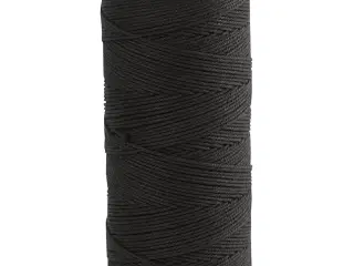 Knyttegarn, L: 315 M, tykkelse 1 mm, Tynd kvalitet 12/12, sort, 220g/ 1 ngl.