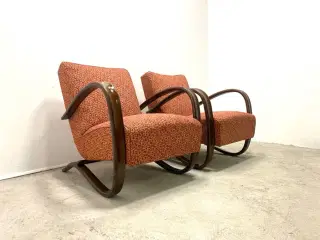 Jindrich Halabala, design lounge stol 
