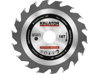 Rundsavsklinge 115 mm - 18 HM tænder