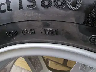 Originale ford alufælge med vinterdæk 