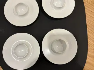 Rosti æggebæger – 4 stk. hvide