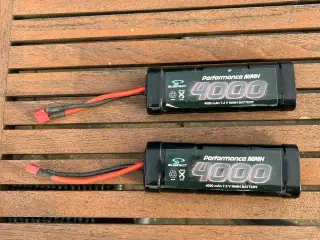 2 stk. Suspect performance 4000 mah batterier