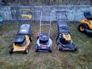 3 plæneklipper sælges 