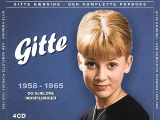4 cd sæt ; GITTE HÆNNING 1958 - 1965