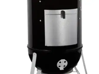 Weber Smokey Mountain Cooker Grill i sort.