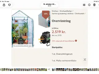 Drivhus, vinteropbevaring