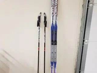 Langrend ski inkl. skipose og støvler