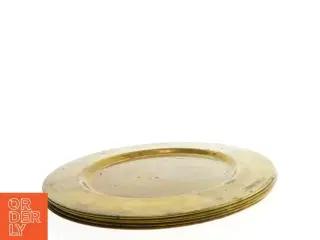Messingtallerkener (str. 25,5 cm)