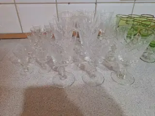 Lyngbyglas  Øl + snapseglas 