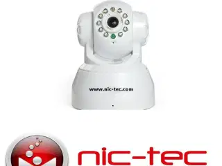 Trådløs IP kamera med billed og lyd