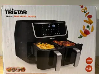 Tristar FR-6970 airfryer med 2 skuffer 2x4,5 liter