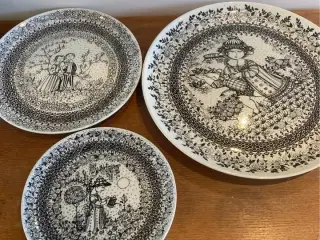 Bjørn Wiinblad Aarstiderne platter