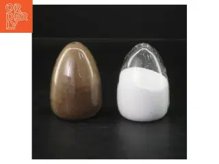 Salt og peber sæt i glas (str. 7 cm)