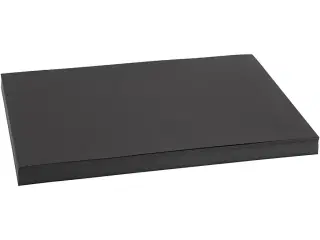 Karton, A3, ark 297x420 mm, 200 g, sort, 100ark/ 1 pk.